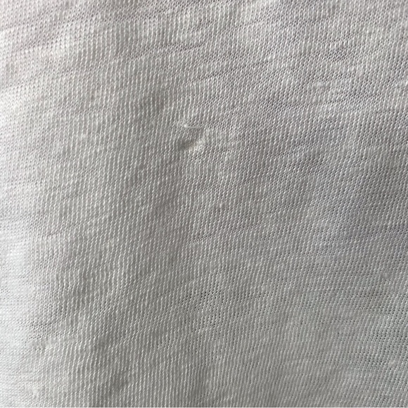 Calypso St. Barth Women's 100% Linen White Scoop Tank Top Size Large - Picture 9 of 15